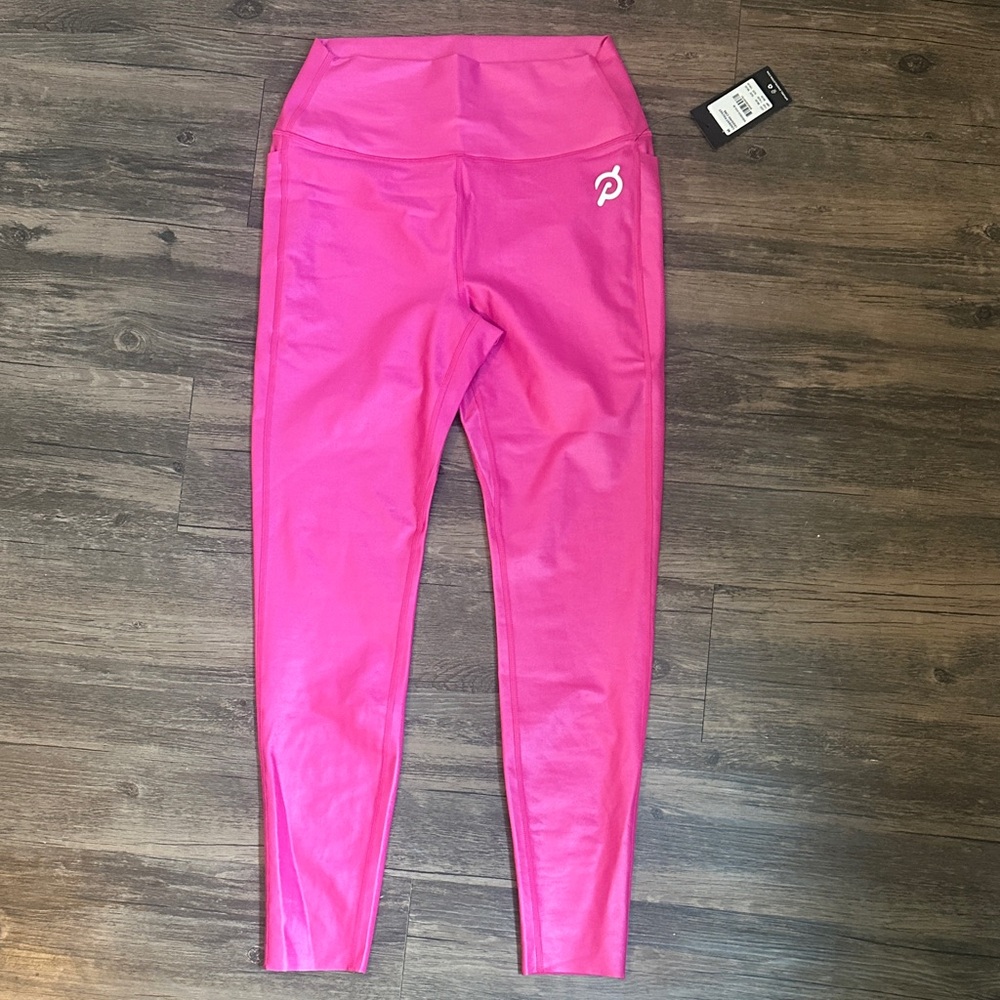 Peloton Barbie pink Leggings with Logo